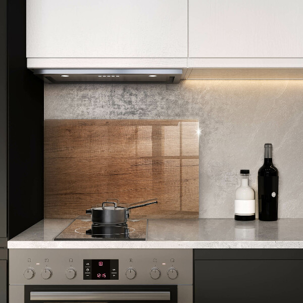 Herdabdeckung Holzstruktur