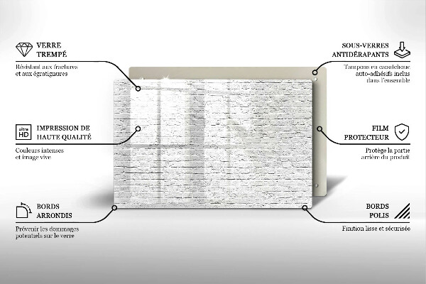 Herdabdeckung Backsteinmauer