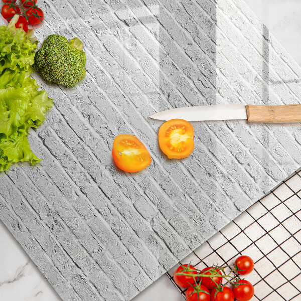 Herdabdeckung Backsteinmauer