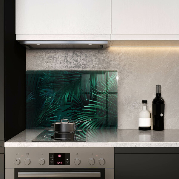 Abdeckung induktionskochfeld Wilde Dschungelblätter