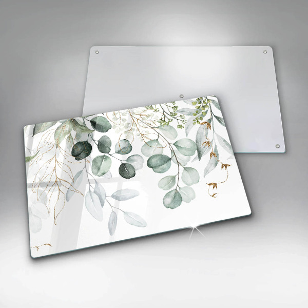 Abdeckung induktionskochfeld Bemalte Pflanzen