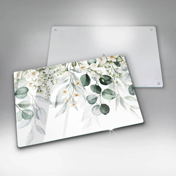 Abdeckung induktionskochfeld Aquarellpflanzen