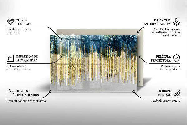 Abdeckung induktionskochfeld Designer-Abstraktion