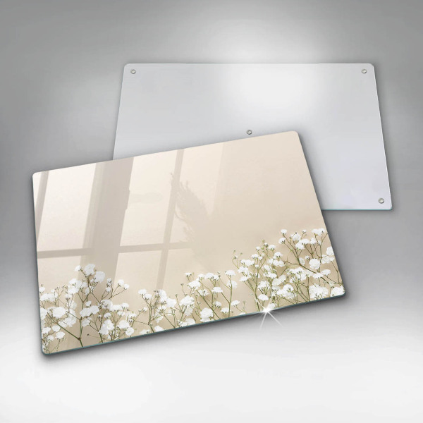 Abdeckung induktionskochfeld Gips-Boho-Blumen