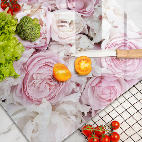 Herdabdeckung Pfingstrosenstrauß