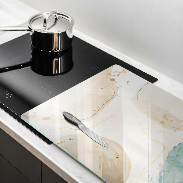 Herdabdeckung Helle Boho-Formen