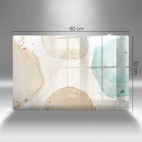 Herdabdeckung Helle Boho-Formen