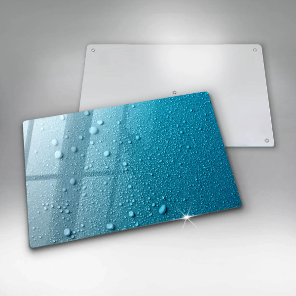 Herdabdeckung Wassertropfen