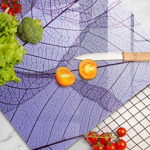 Herdabdeckung Blätter mit Adern