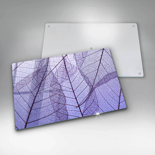 Herdabdeckung Blätter mit Adern