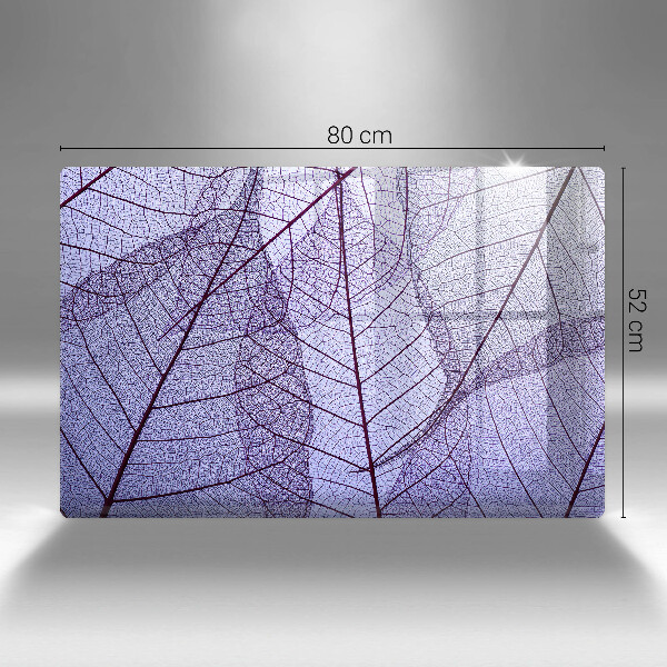 Herdabdeckung Blätter mit Adern