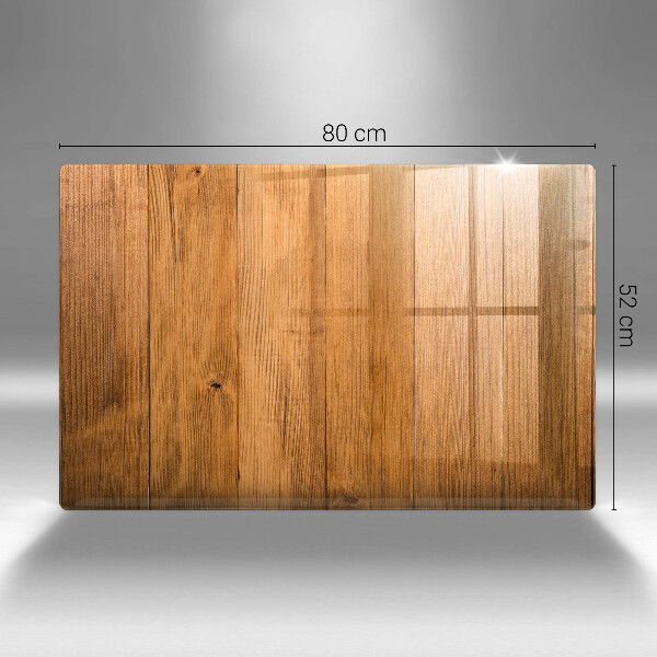 Herdabdeckung Holzbretter