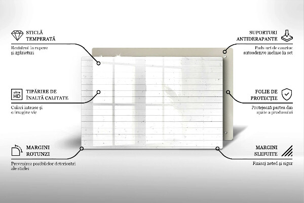 Herdabdeckung Moderne helle Tafeln