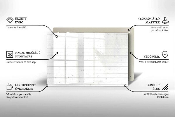 Herdabdeckung Moderne helle Tafeln