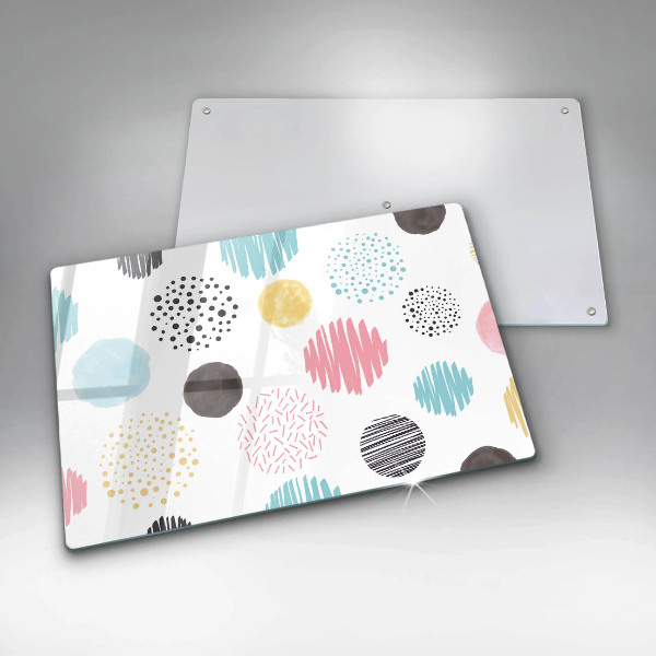 Herdabdeckung Bemalte Formen