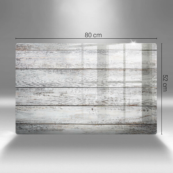 Herdabdeckung Helle Holzbretter