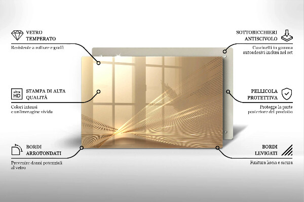 Herdabdeckung Moderne Abstraktion