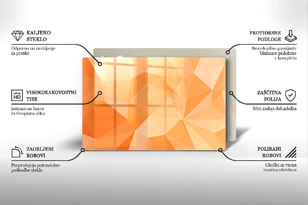 Herdabdeckung Geometrischer Hintergrund