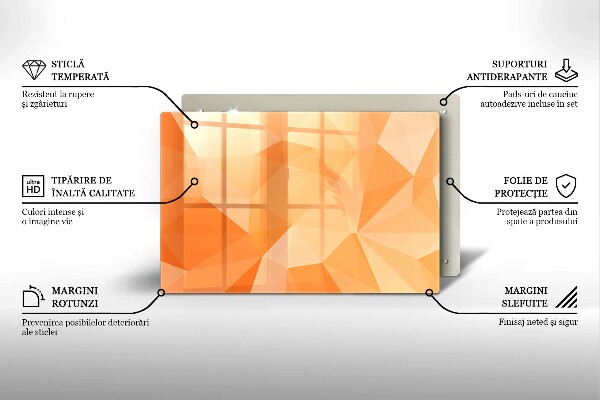 Herdabdeckung Geometrischer Hintergrund