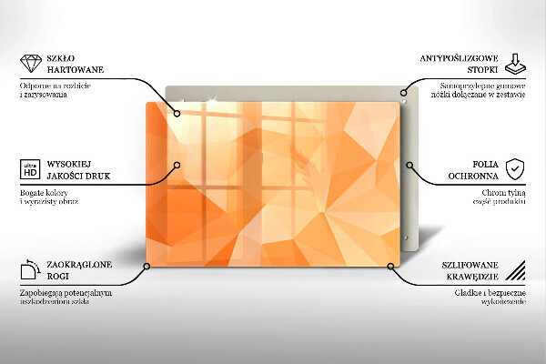 Herdabdeckung Geometrischer Hintergrund