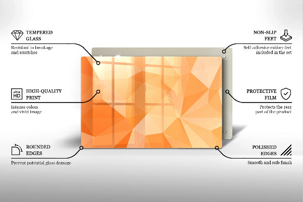 Herdabdeckung Geometrischer Hintergrund
