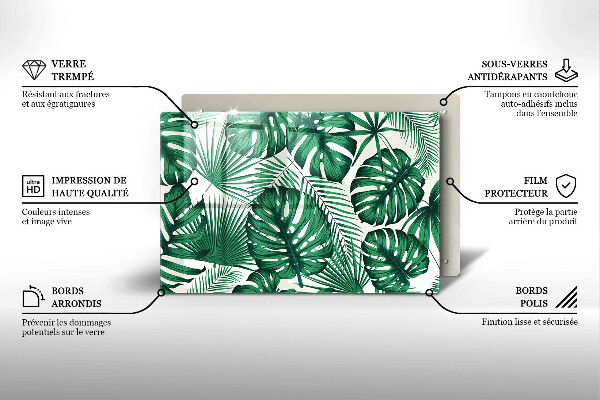 Herdabdeckung Monstera geht