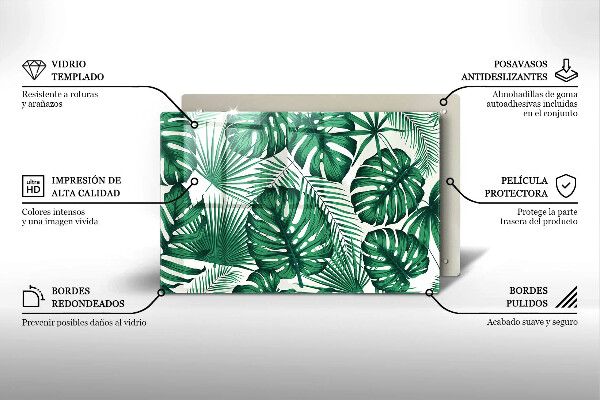 Herdabdeckung Monstera geht