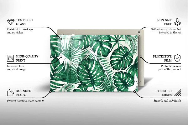 Herdabdeckung Monstera geht