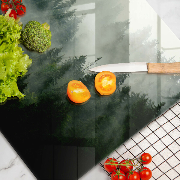 Herdabdeckung Nebelige Waldlandschaft