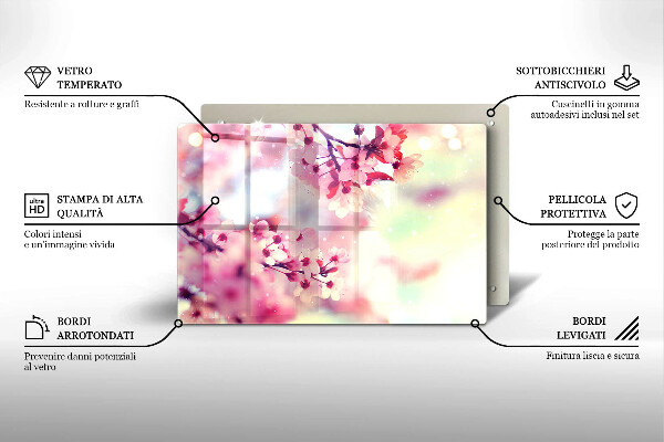 Herdabdeckung Naturapfelblüten