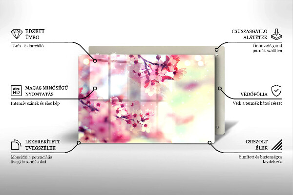 Herdabdeckung Naturapfelblüten