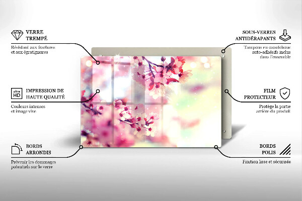 Herdabdeckung Naturapfelblüten