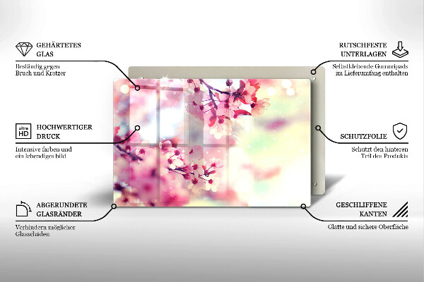 Herdabdeckung Naturapfelblüten