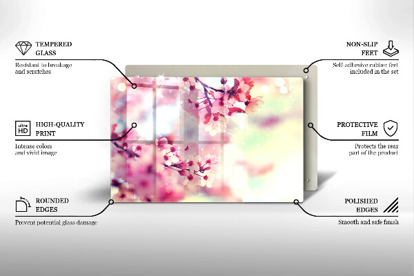 Herdabdeckung Naturapfelblüten