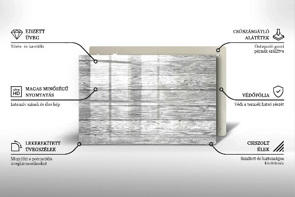 Herdabdeckung Alte Holzbretter