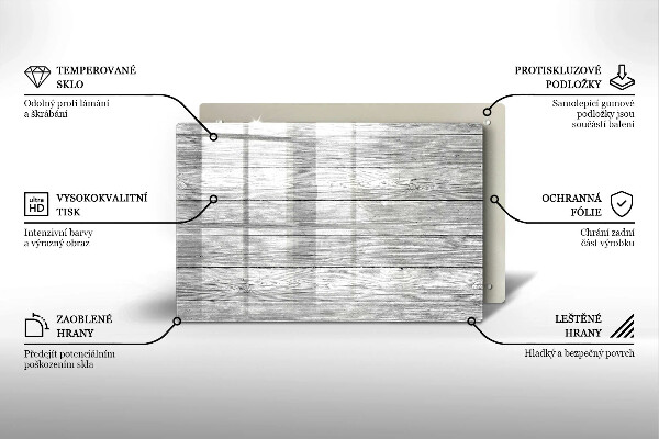 Herdabdeckung Alte Holzbretter