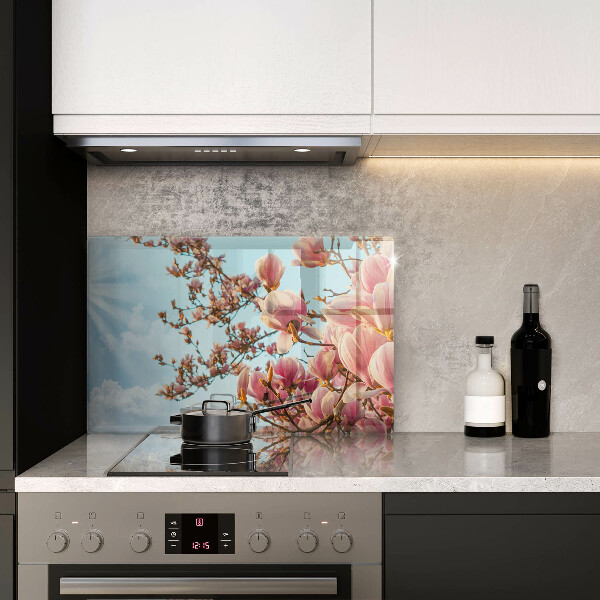 Herdabdeckung Rosa Blumenbaum