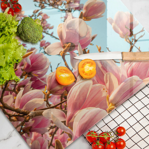 Herdabdeckung Rosa Blumenbaum