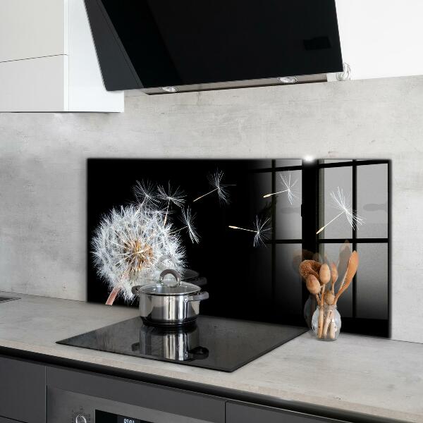 Küchenrückwand Spritzschutz Löwenzahn Löwenzahn im Wind