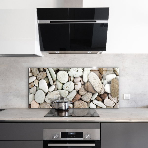 Küchenrückwand Fliesenspiegel Steiniger Strand