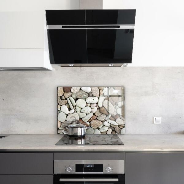 Küchenrückwand Fliesenspiegel Steiniger Strand
