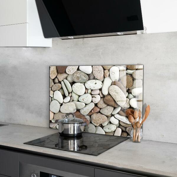 Küchenrückwand Fliesenspiegel Steiniger Strand