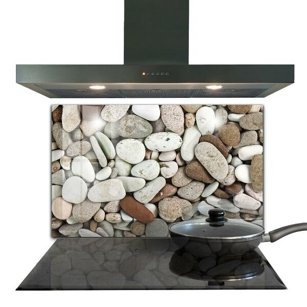 Küchenrückwand Fliesenspiegel Steiniger Strand