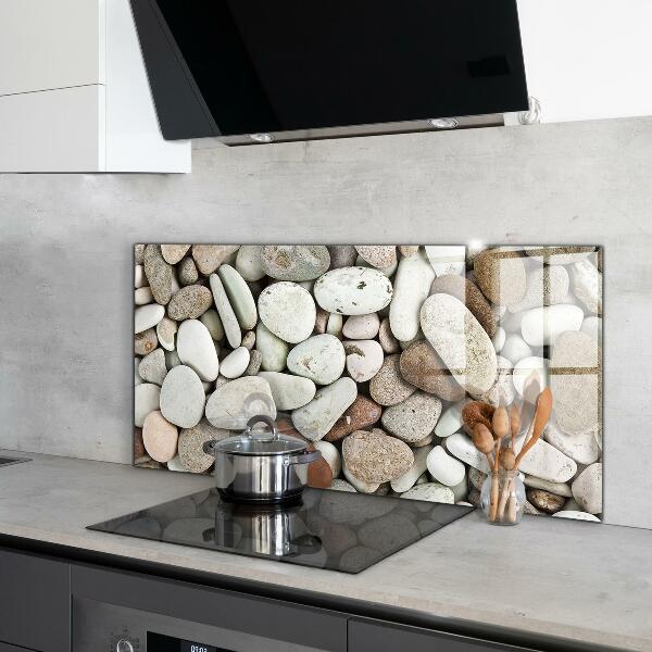 Küchenrückwand Fliesenspiegel Steiniger Strand
