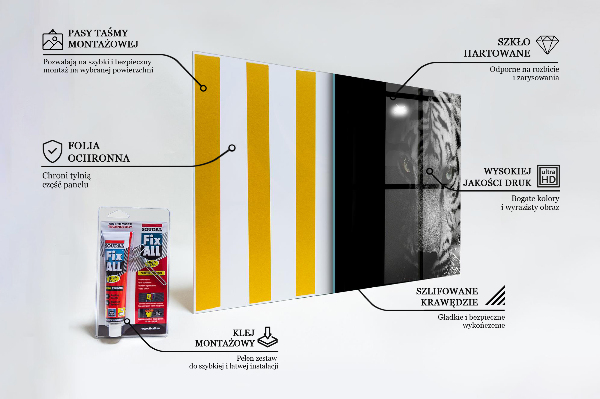 Küchenrückwand Spritzschutz Weißer Sibirischer Tiger