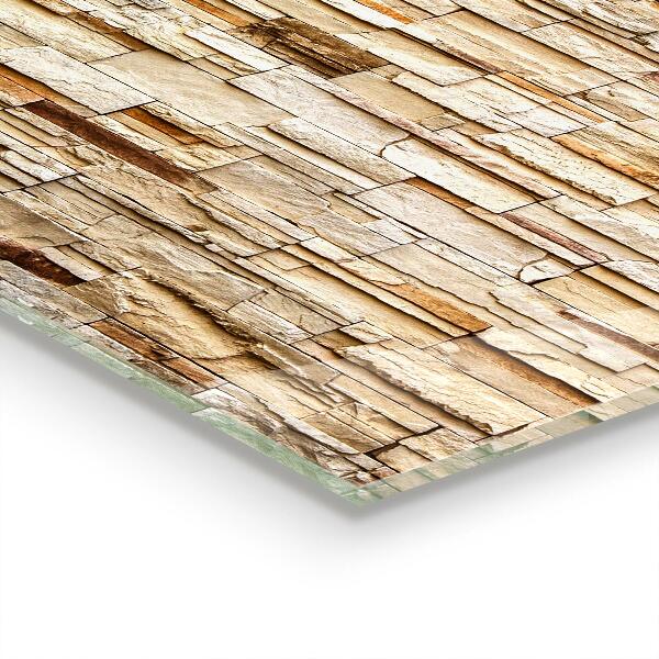 Küchenrückwand Fliesenspiegel Natursteinmauer