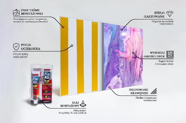 Küchenrückwand Fliesenspiegel Rosa Abstraktion