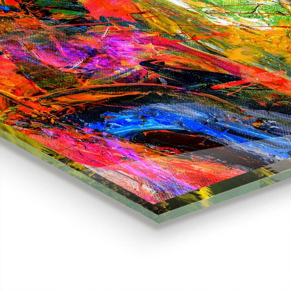 Küchenrückwand Spritzschutz Farbexplosion