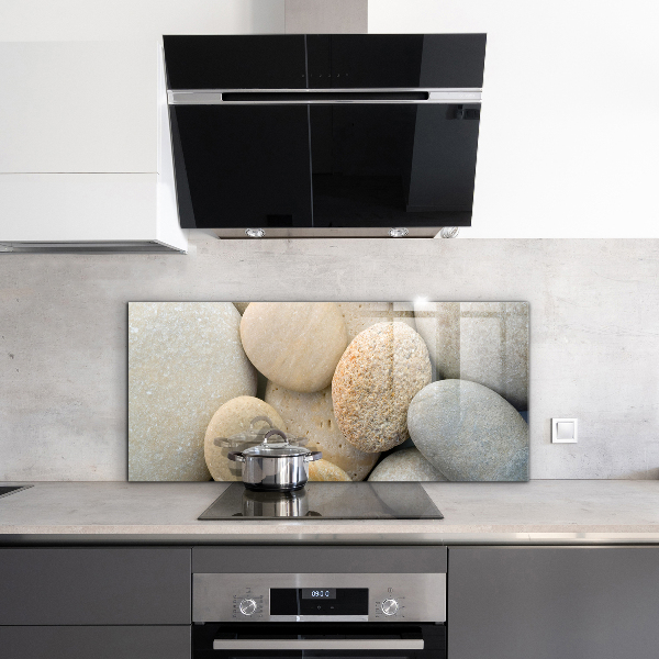 Küchenrückwand Fliesenspiegel Steiniger Strand