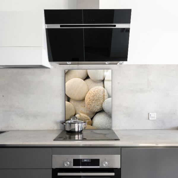 Küchenrückwand Fliesenspiegel Steiniger Strand